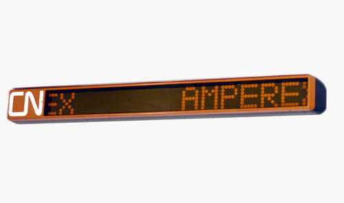 Running text display