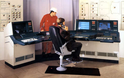 Industrial processing consoles